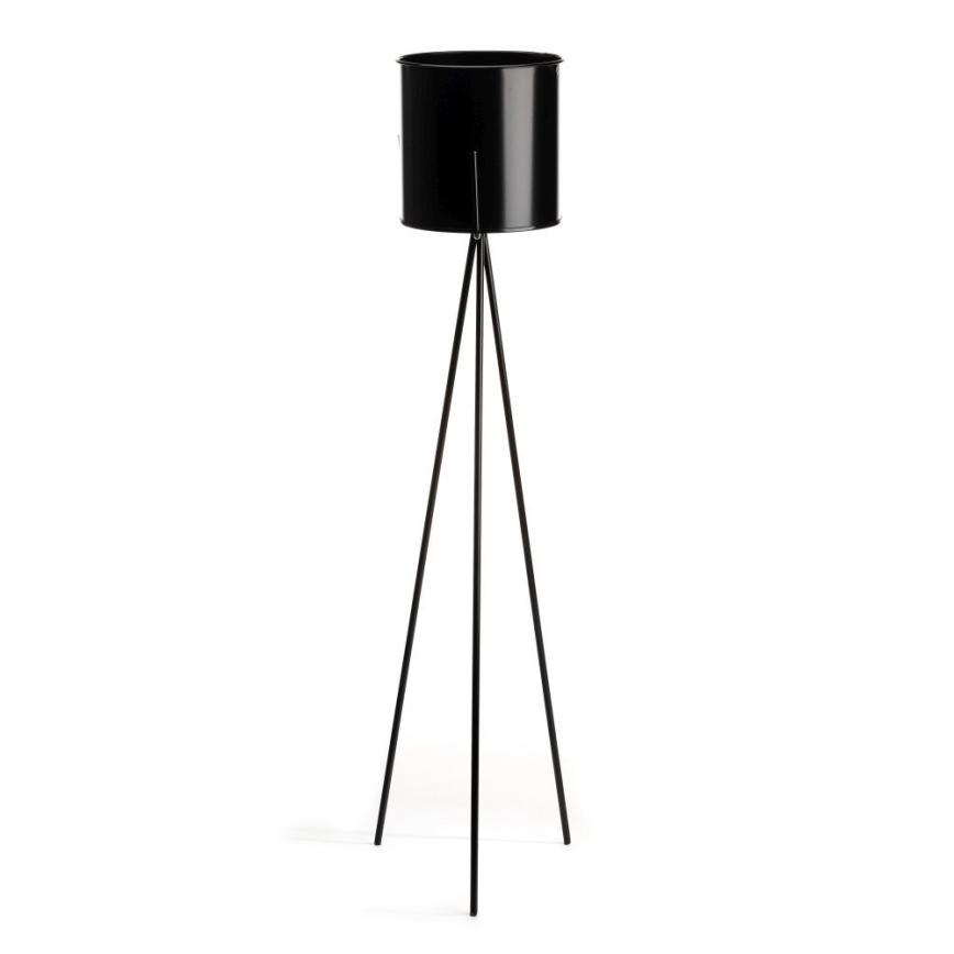 Plantenstandaard TRIPOD 110x25 cm zwart