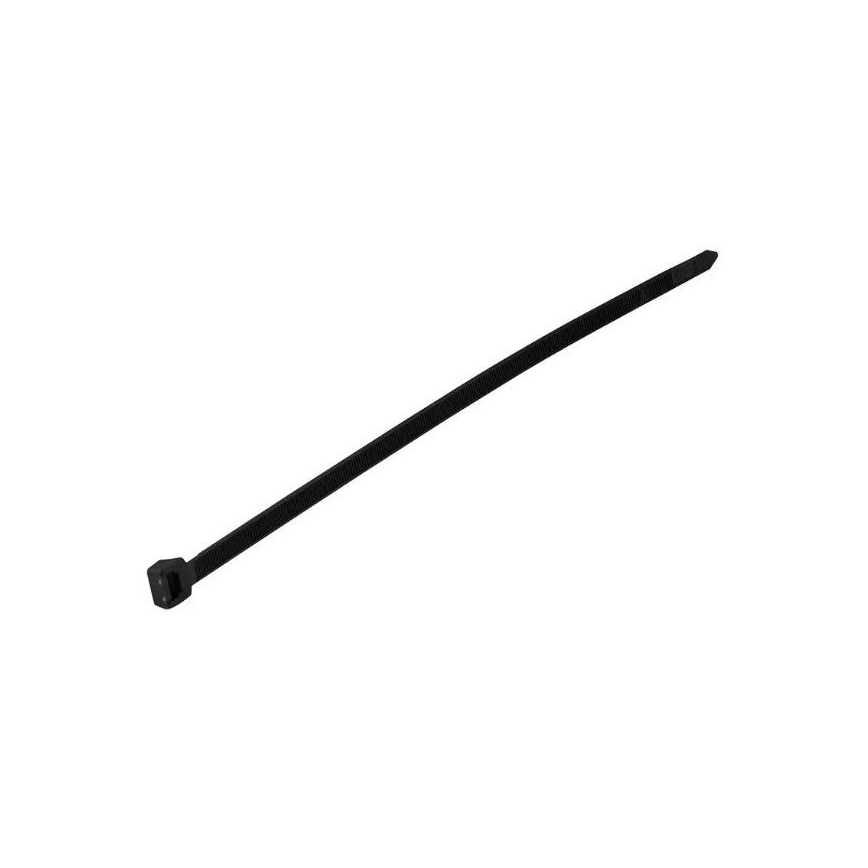 Plastic Banden met Sluiting 3,5x200mm 100pcs zwart