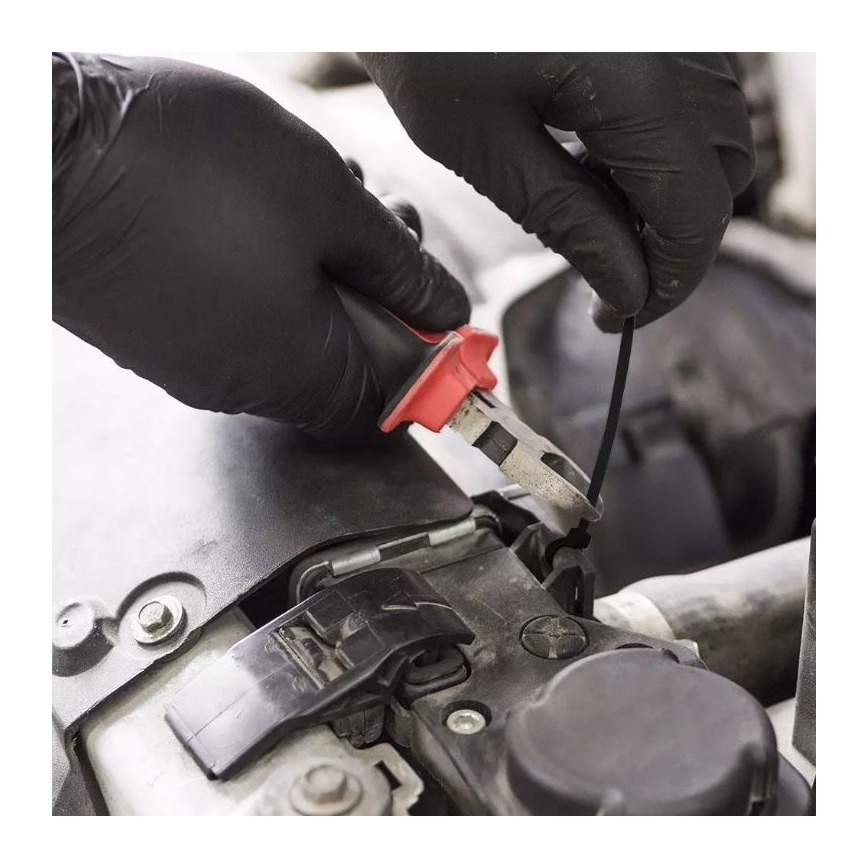 Plastic Banden met Sluiting 3,5x200mm 100pcs zwart