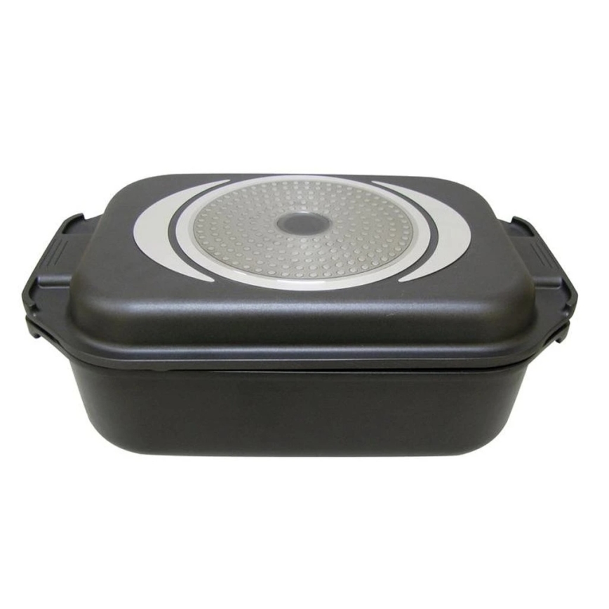 Plat à rôtir 2 en 1 TORO compatible induction, 9 l, 42x25 cm, noir