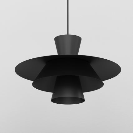 PLATO hanglamp met kabel 1xE27/15W/230V zwart
