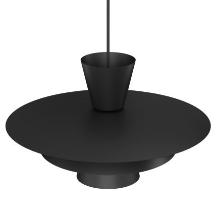 PLATO hanglamp met kabel 1xE27/15W/230V zwart