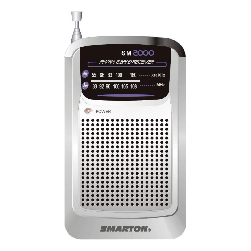 Pocket FM/AM-radio 2xAAA