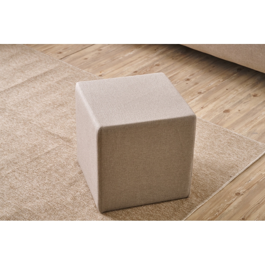 Poef CUBI 40x40 cm beige