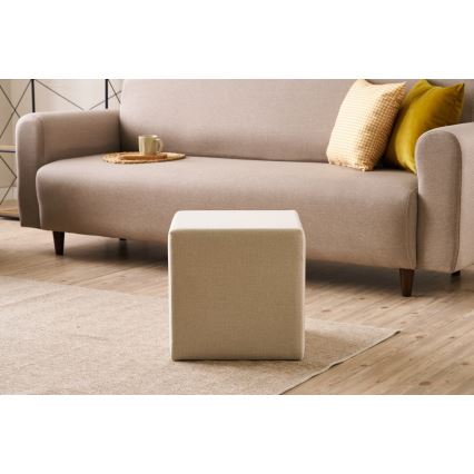 Poef CUBI 40x40 cm beige