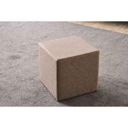 Poef CUBI 40x40 cm bruin