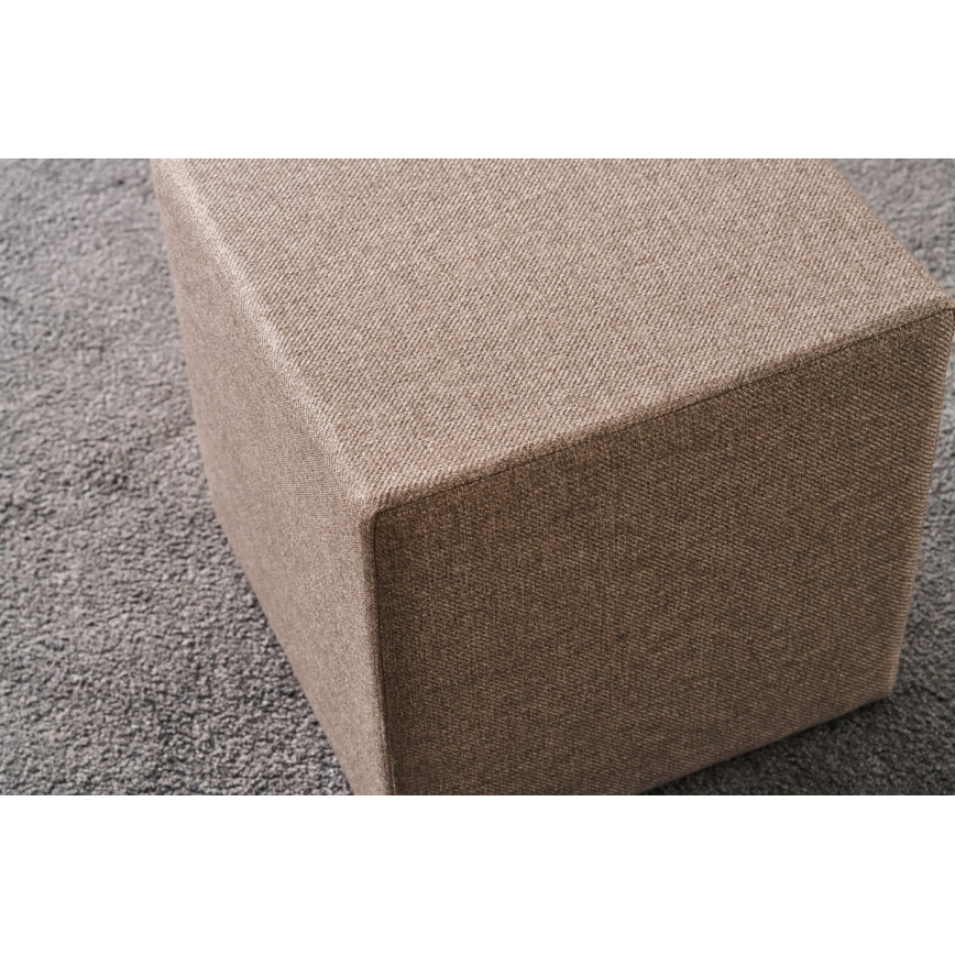 Poef CUBI 40x40 cm bruin