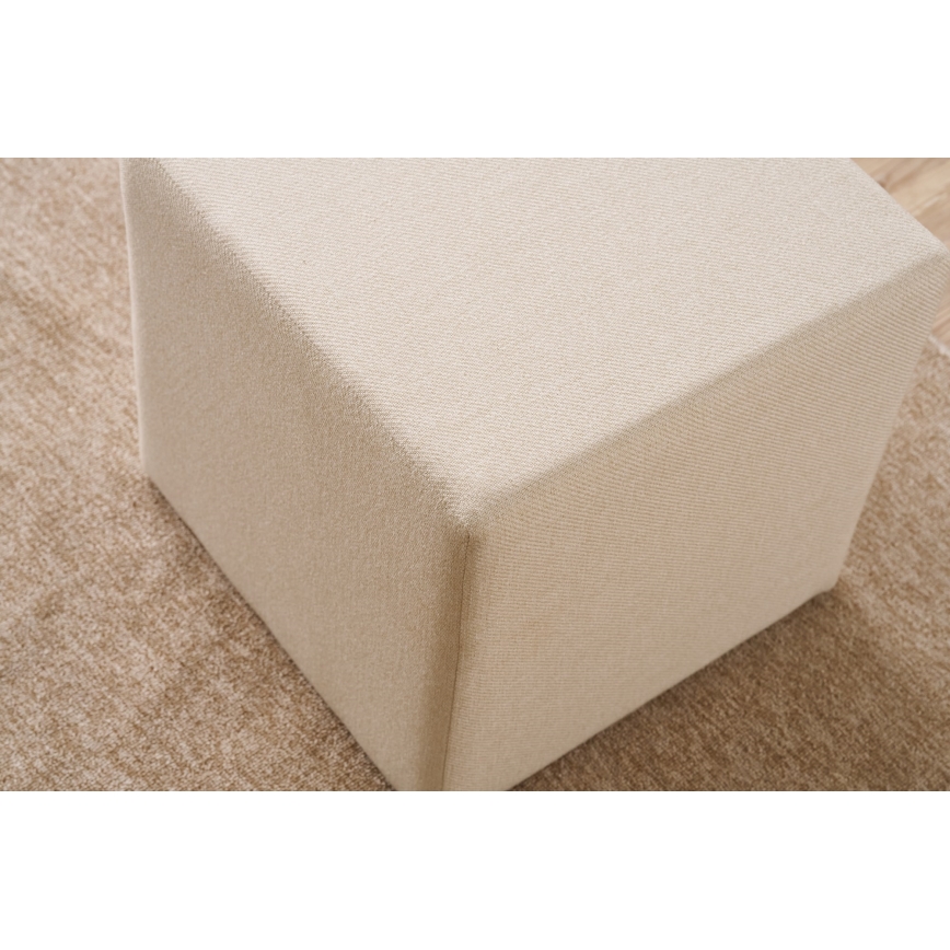 Poef CUBI 40x40 cm crème