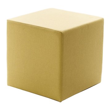 Poef CUBI 40x40 cm geel