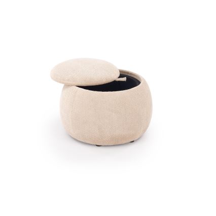 Poef PAKS Ø 50 cm beige