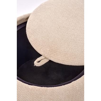 Poef PAKS Ø 50 cm beige