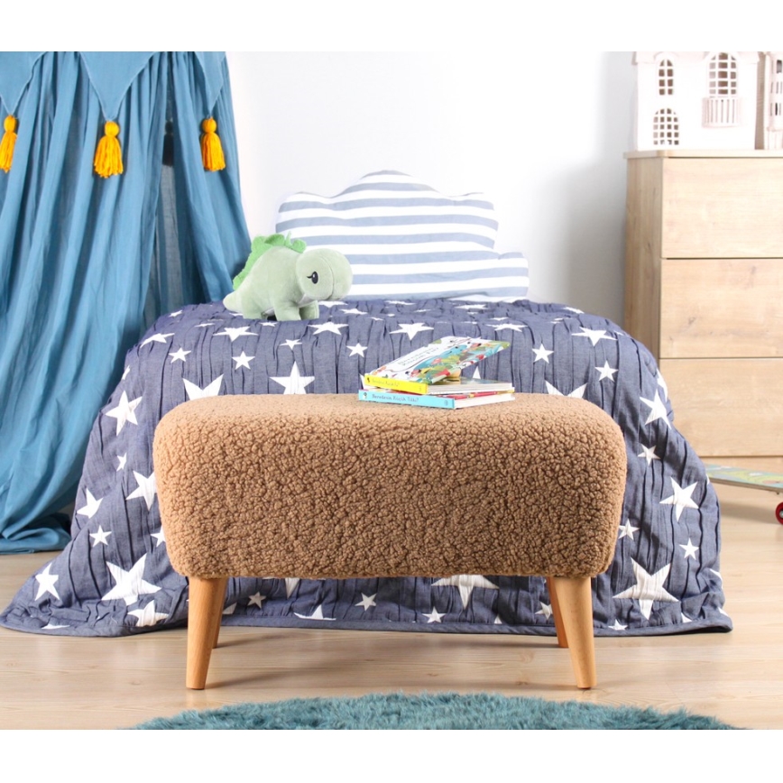 Poef PIXI 32x61 cm bruin