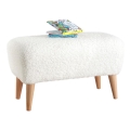 Poef PIXI 32x61 cm wit