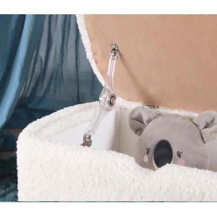 Poef PIXI 37x61 cm wit