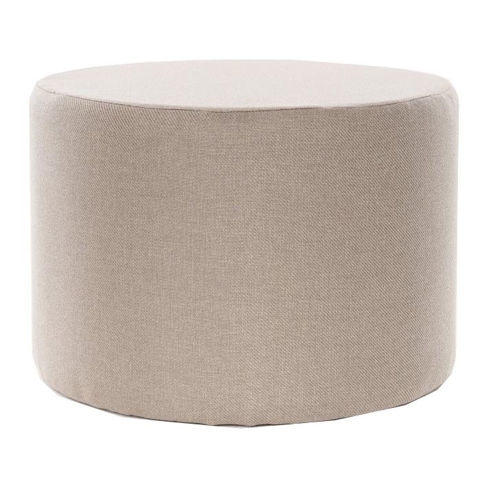 Poef RABO Ø 58 cm beige