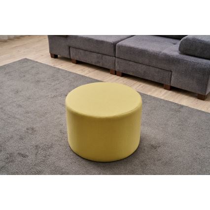 Poef RABO Ø 58 cm geel