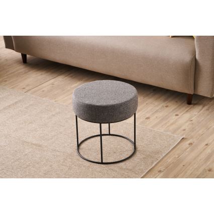Poef RELO Ø 40 cm antraciet