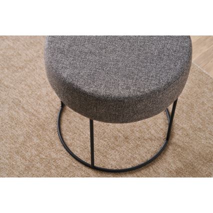 Poef RELO Ø 40 cm antraciet