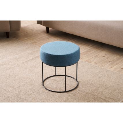 Poef RELO Ø 40 cm blauw
