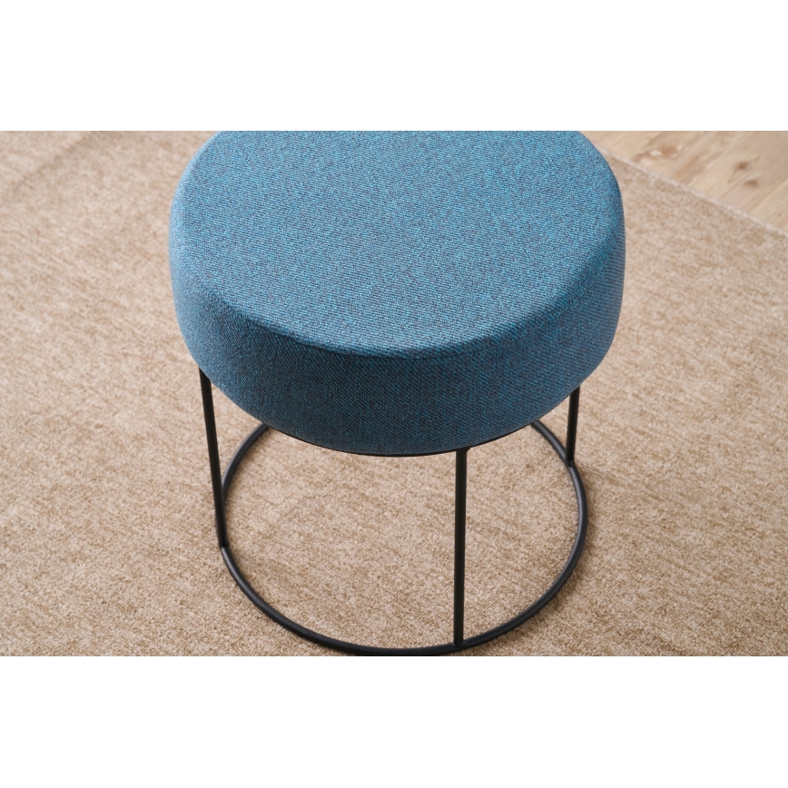 Poef RELO Ø 40 cm blauw