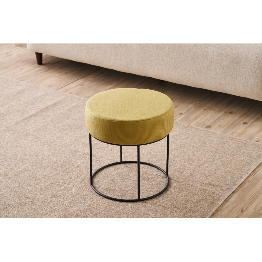 Poef RELO Ø 40 cm, geel