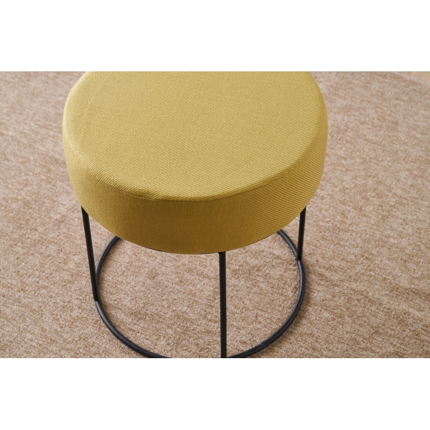 Poef RELO Ø 40 cm, geel