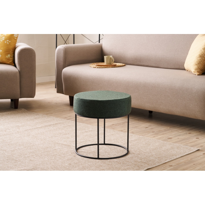 Poef RELO Ø 40 cm, groen