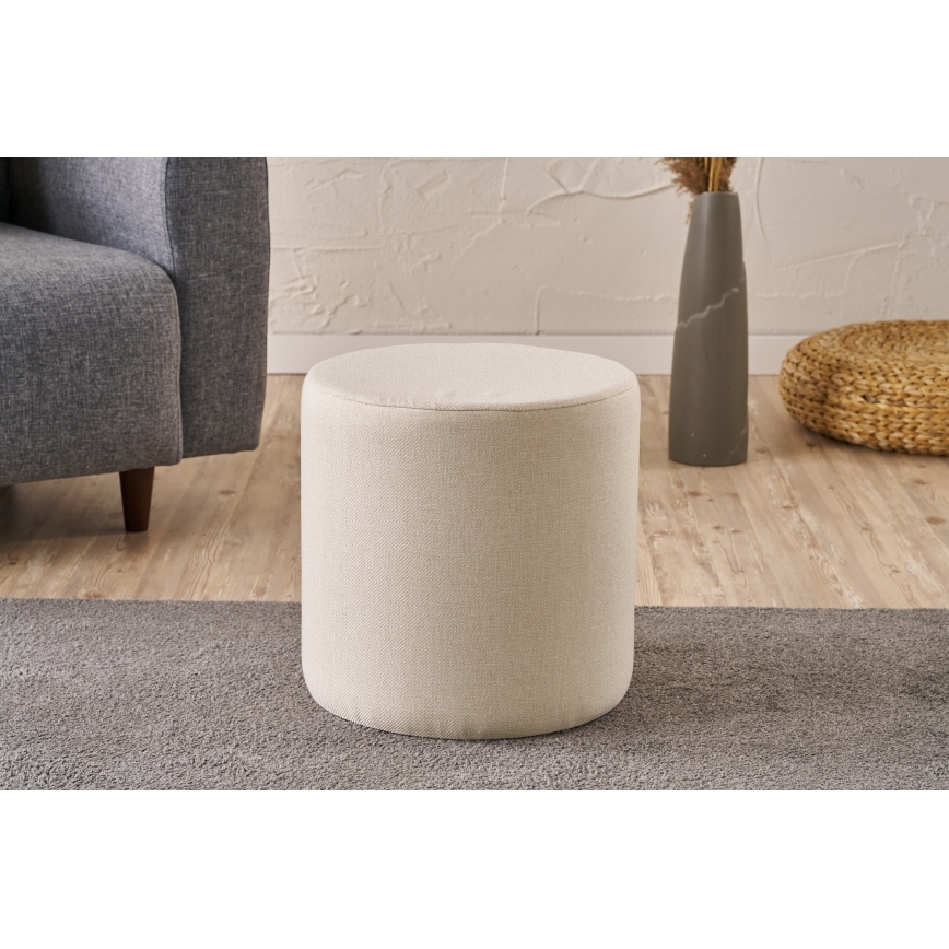 Poef RONDO Ø 40 cm crème