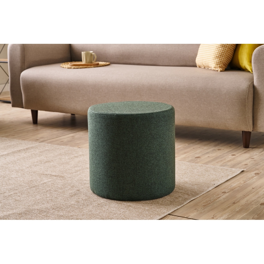 Poef RONDO Ø 40 cm, groen