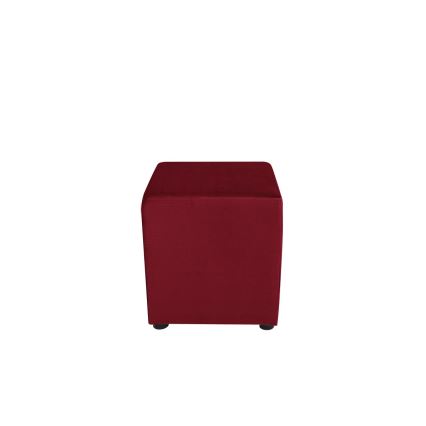 Poef SIX 40x40 cm rood