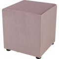 Poef SIX 40x40 cm roze