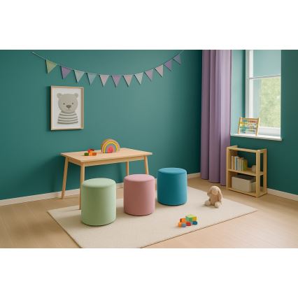 Poef VEX Ø 36 cm, lichtgroen