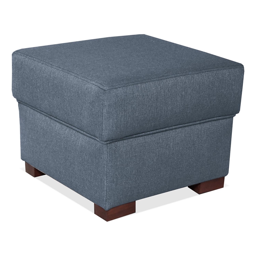 Poef VIVA 51x51 cm blauw