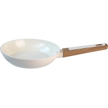 Poêle BIANCO 28 cm crème/marron