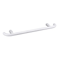Poignée de tirage pour porte 80x4 cm, inox/blanc