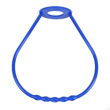 Poignée suspension plastique bleu