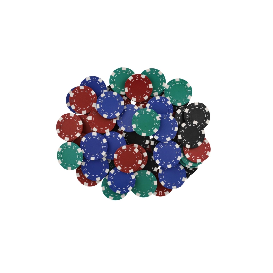 Pokerset in koffer, 100-delig