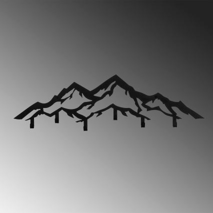 Porte-manteau mural 80 x 25 cm — Montagnes