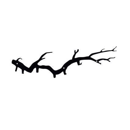Porte-manteau mural 87x22 cm en forme de branche