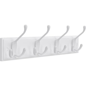Porte-manteau mural KATE 40x11x7 cm blanc