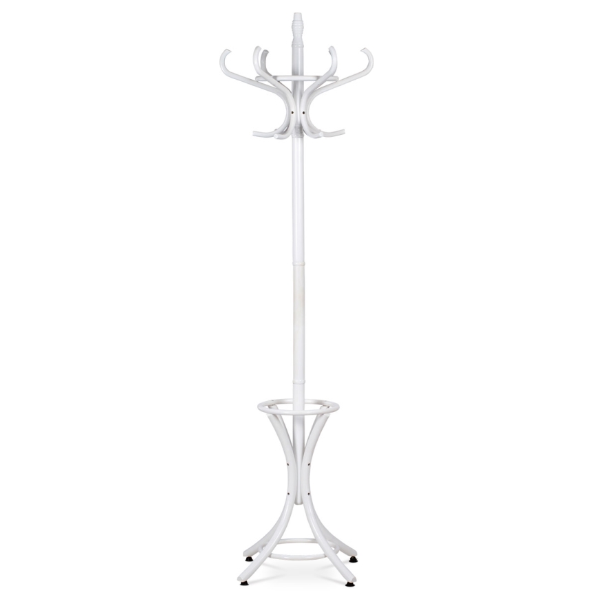 Porte-manteau sur pied 49 × 188 cm blanc