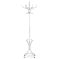 Porte-manteau sur pied 49x188 cm blanc