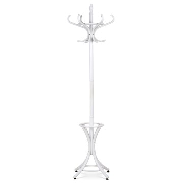 Porte-manteau sur pied 49x188 cm blanc