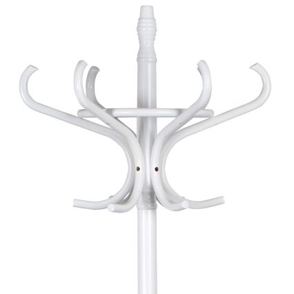 Porte-manteau sur pied 49x188 cm blanc