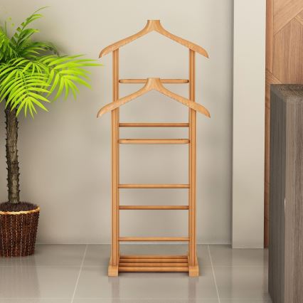 Porte-manteau sur pied BIBI marron