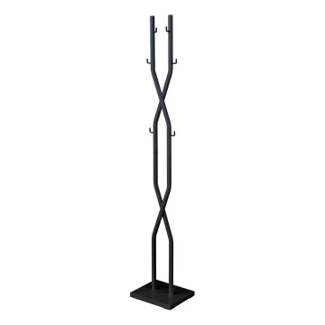 Porte-manteau sur pied LARB 180x40 cm noir