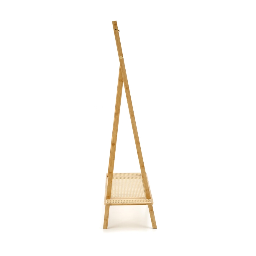 Porte-manteau sur pied LEGNO 168x68 cm en rotin