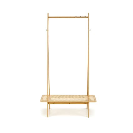 Porte-manteau sur pied LEGNO 168x68 cm en rotin