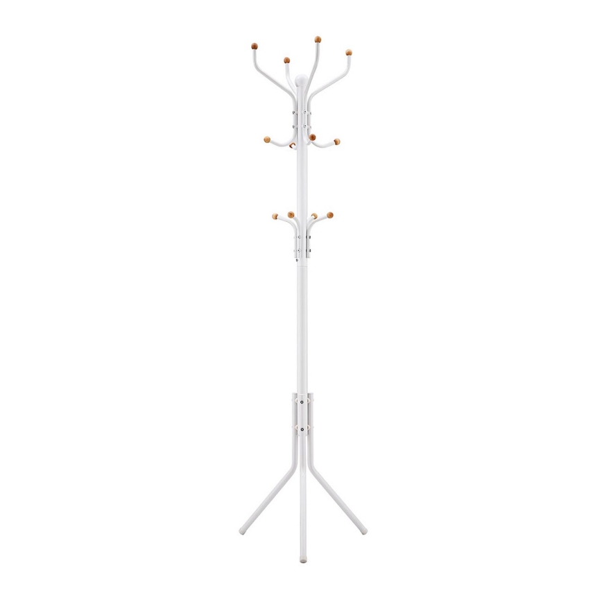 Porte-manteau sur pied LINEA blanc