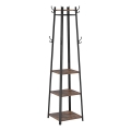 Porte-manteau sur pied LINEA noir/marron